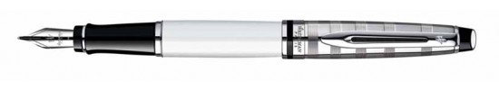  ручки waterman ручка ватерман перьевая в футляре Expert DeLuxe White CT